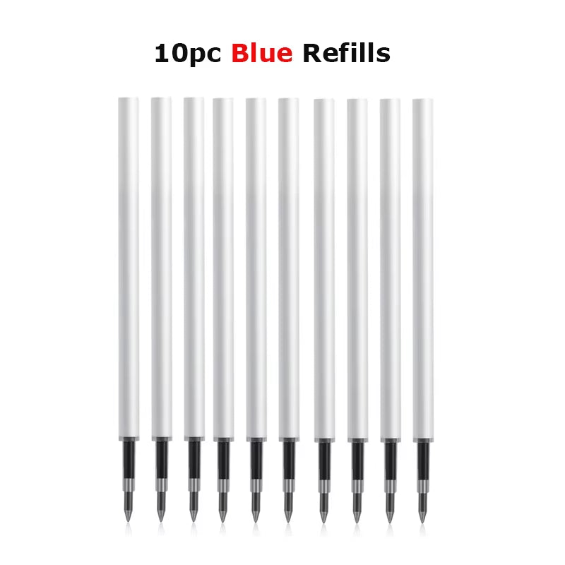 Deli Metal Gel Pen Rollerball Caneta Ручка Ballpoint 0.5MM Signing Pens for Office Students Business Stationary Supplies