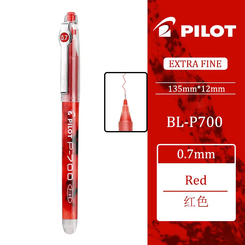 6/12Pcs Japan  Gel Pen 0.5Mm P500/P700 Office Accessories Student School Supplies Papeleria Stationery Large Capacity