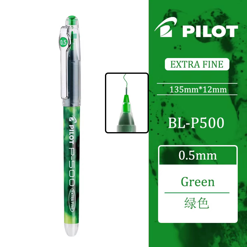 6/12Pcs Japan  Gel Pen 0.5Mm P500/P700 Office Accessories Student School Supplies Papeleria Stationery Large Capacity