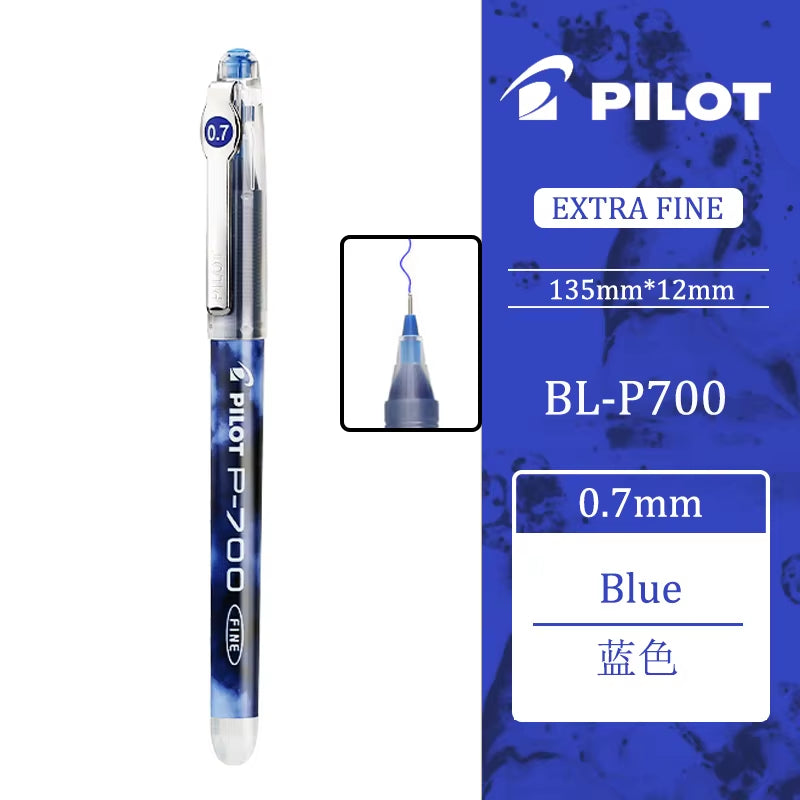 6/12Pcs Japan  Gel Pen 0.5Mm P500/P700 Office Accessories Student School Supplies Papeleria Stationery Large Capacity