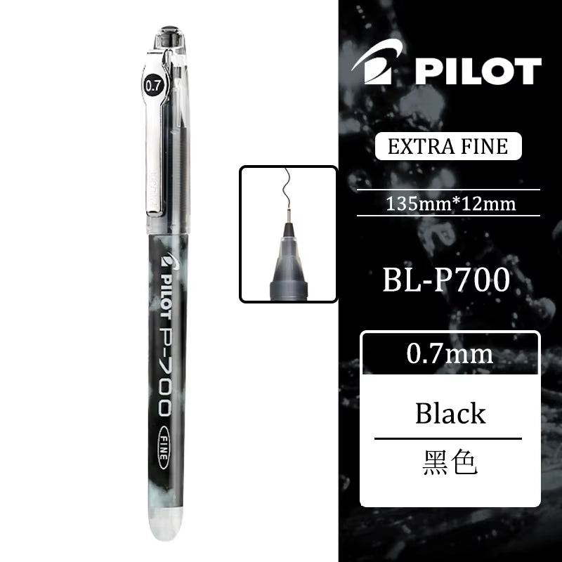 6/12Pcs Japan  Gel Pen 0.5Mm P500/P700 Office Accessories Student School Supplies Papeleria Stationery Large Capacity