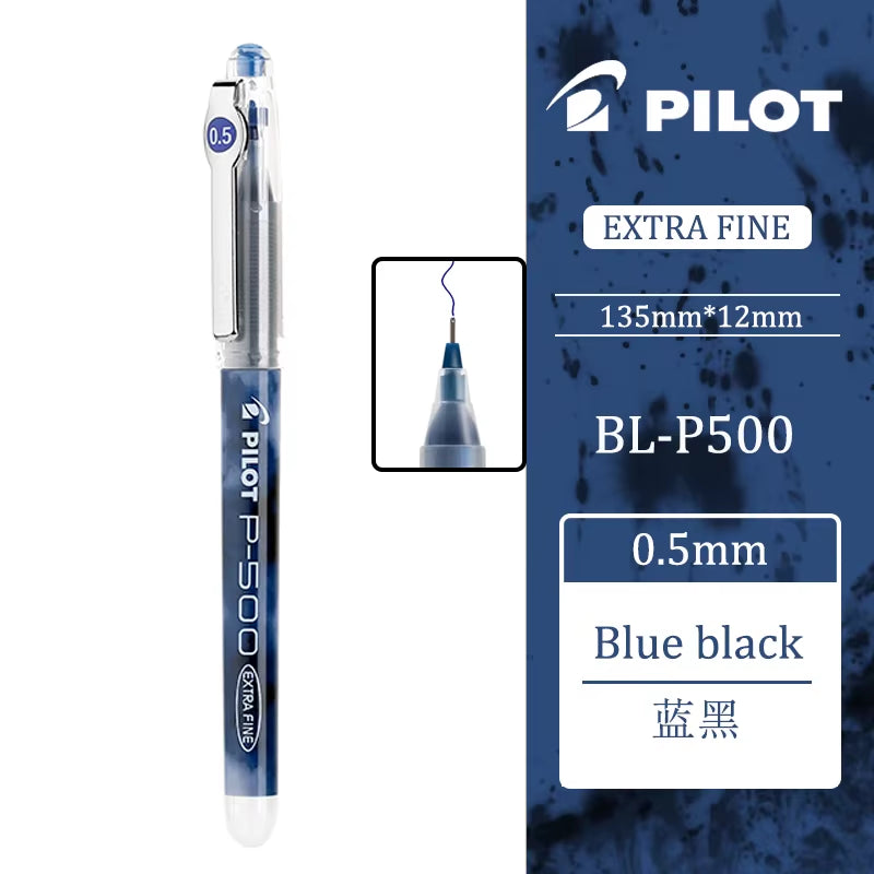 6/12Pcs Japan  Gel Pen 0.5Mm P500/P700 Office Accessories Student School Supplies Papeleria Stationery Large Capacity