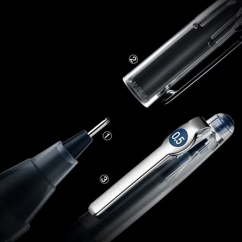 6/12Pcs Japan  Gel Pen 0.5Mm P500/P700 Office Accessories Student School Supplies Papeleria Stationery Large Capacity