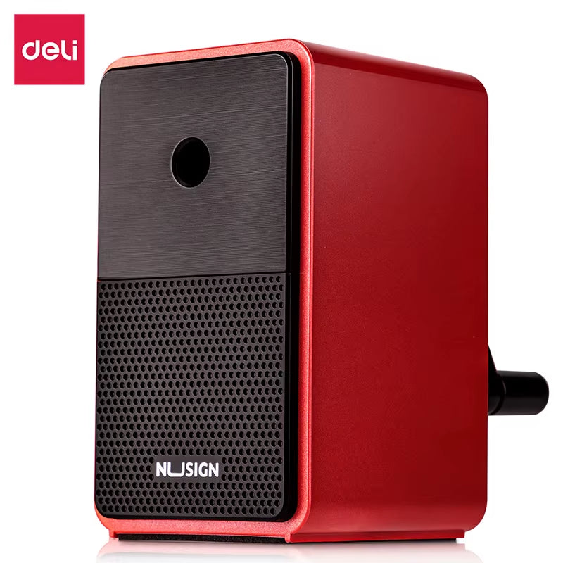 Adjustable Pencil Sharpener with Long Lasting Blade Hand Crank Table Sharpeners Machine Stationery